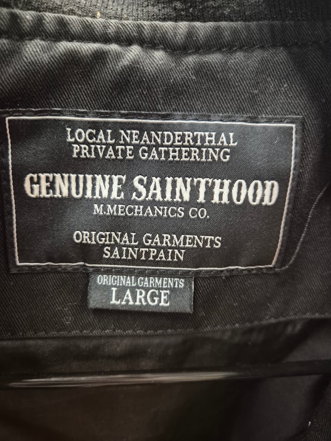 세인트페인 자수 스카잔 블루종 L 상품이미지4