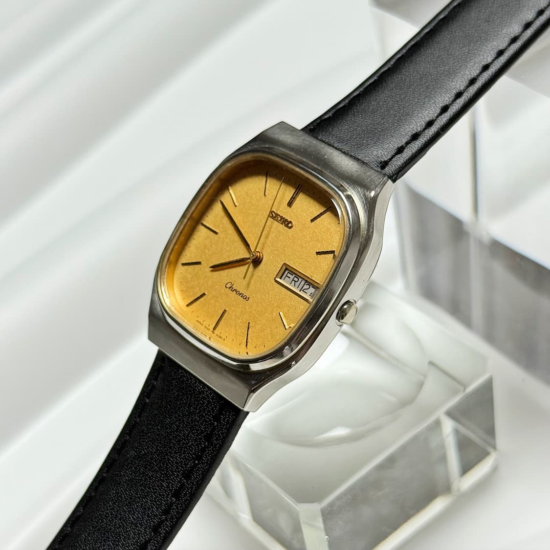 90s00s 빈티지 세이코 스피릿 텍스처 데이데이트 워치 상품이미지2