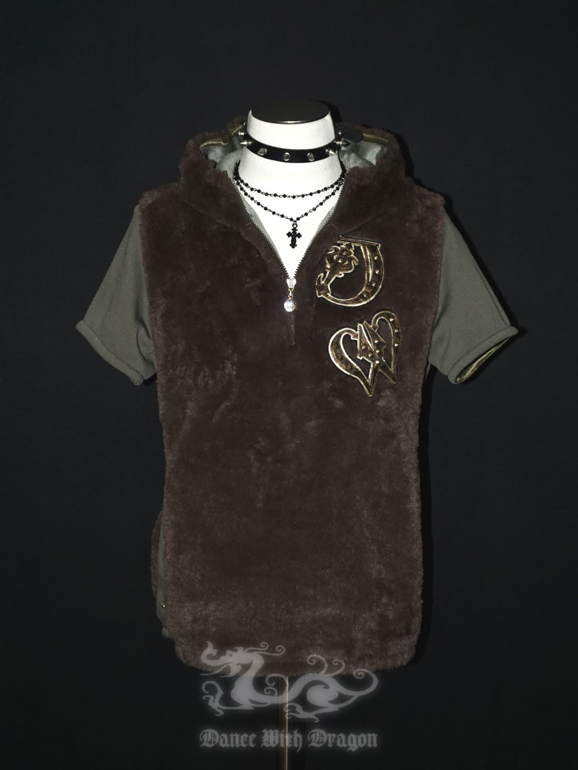 (dance with dragon) punk fur hood 상품이미지1