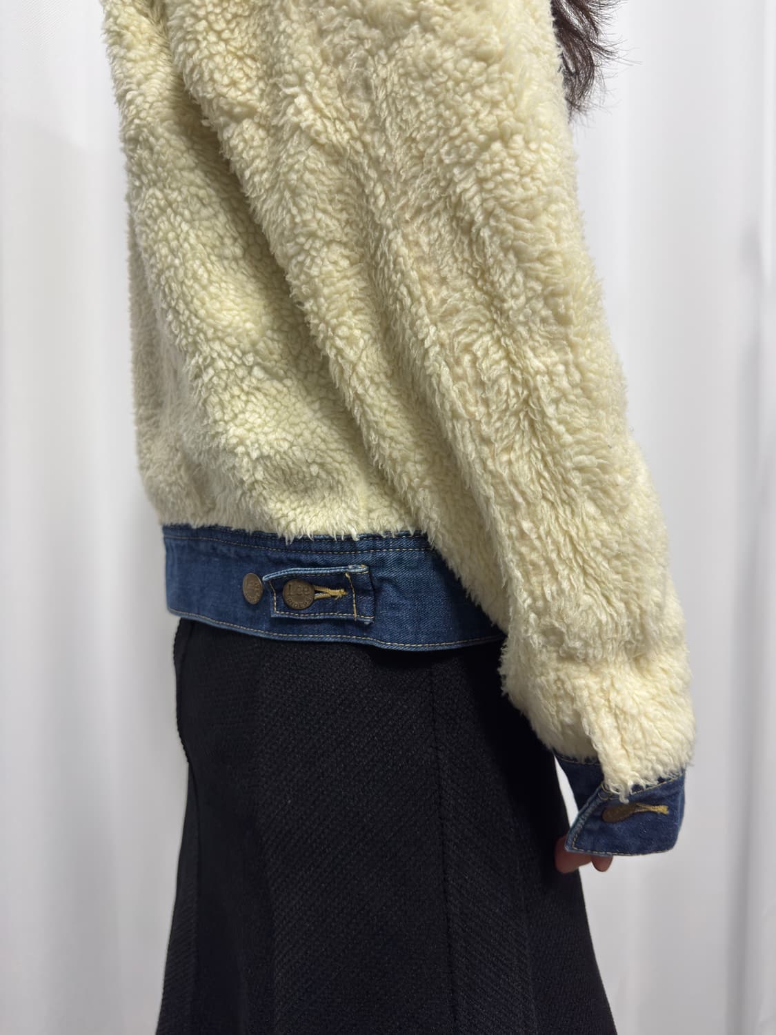 lee fur denim jacket 상품이미지6