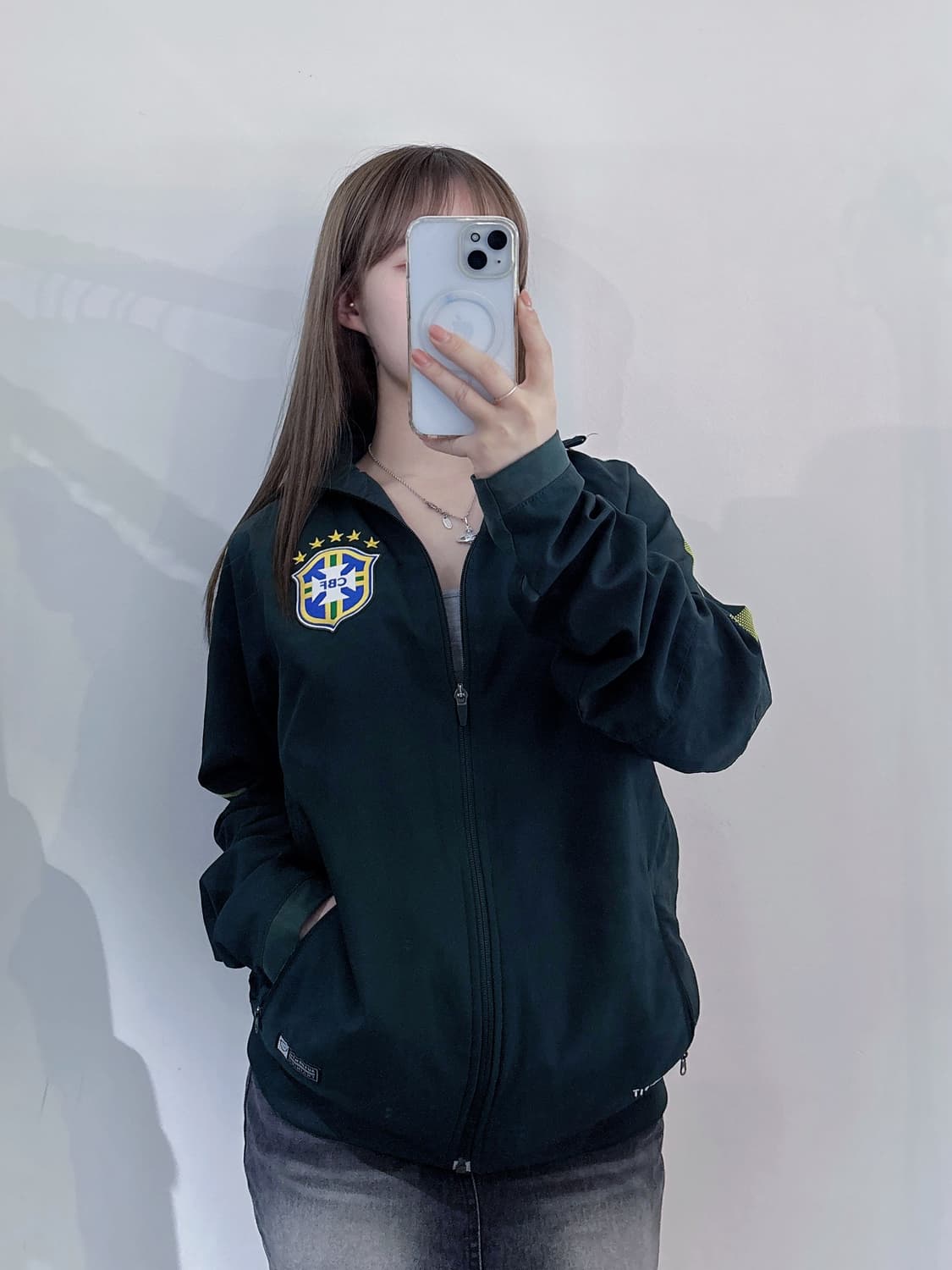 나이키 브라질 국대 바람막이 상품이미지1