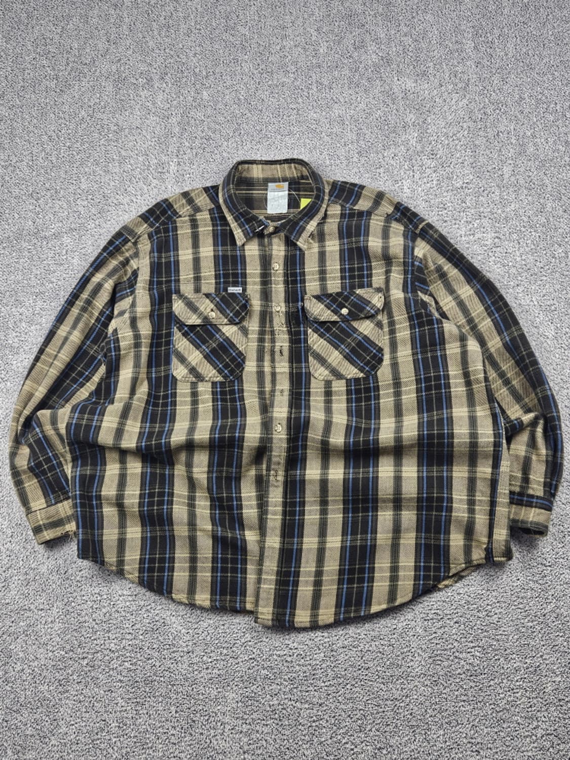 칼하트 체크 헤비 코튼 플란넬 워크 셔츠 ( 상세설명참조 )/ 10339 상품이미지1