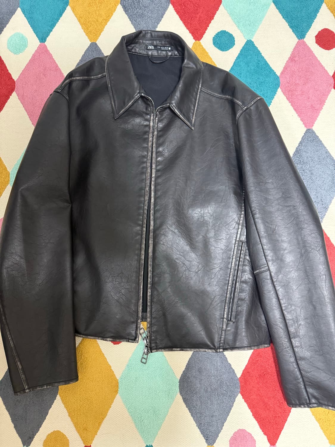 자라 가죽자켓 M 상품이미지2