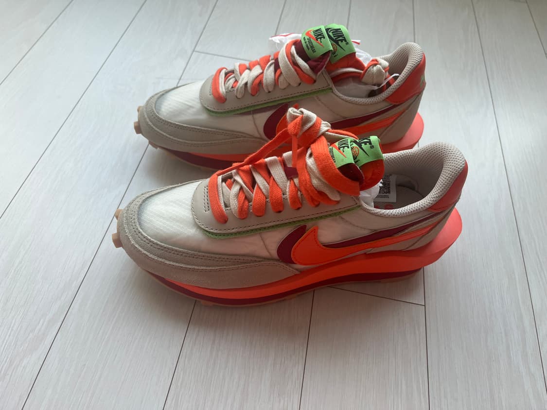 나이키X사카이X클랏 LD와플 오렌지 블레이즈 235 상품이미지1