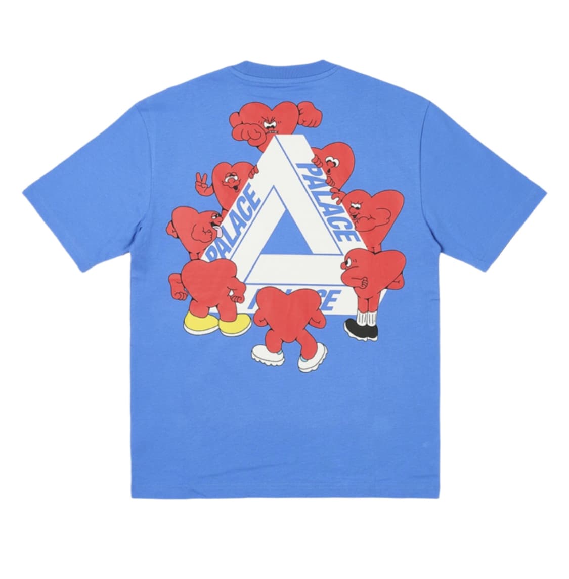 팔라스 하트 티셔츠 스카이블루 상품이미지1