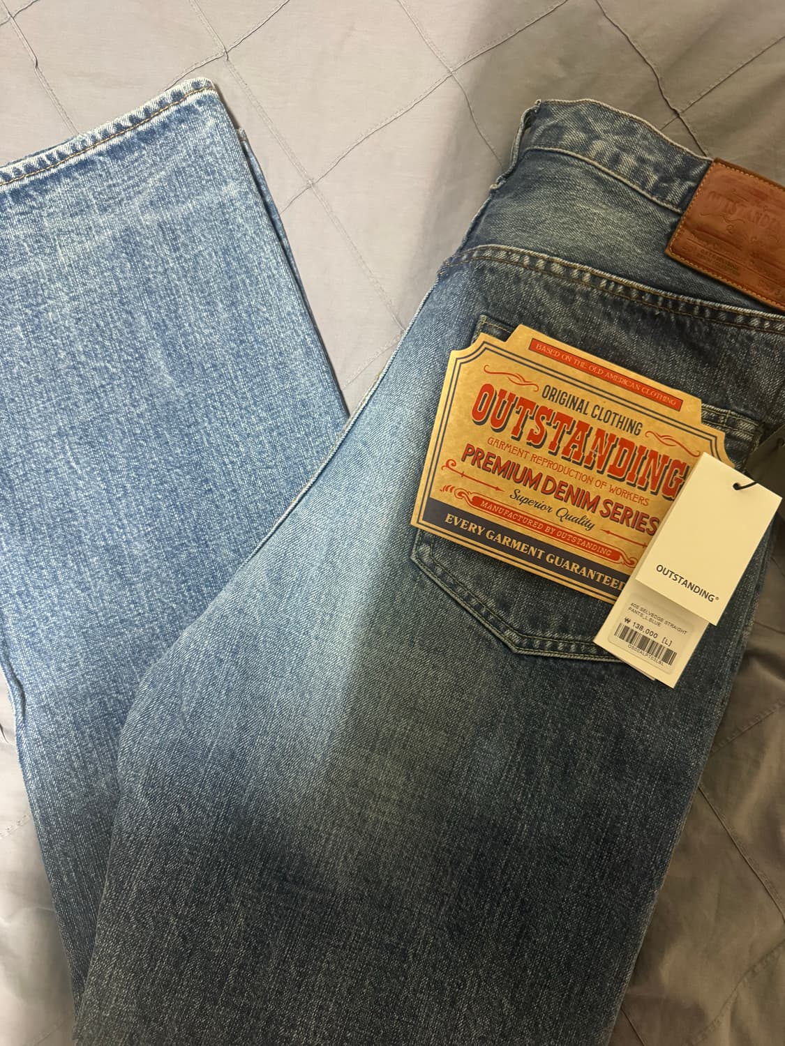 아웃스탠딩40s셀비지 L사이즈 상품이미지2