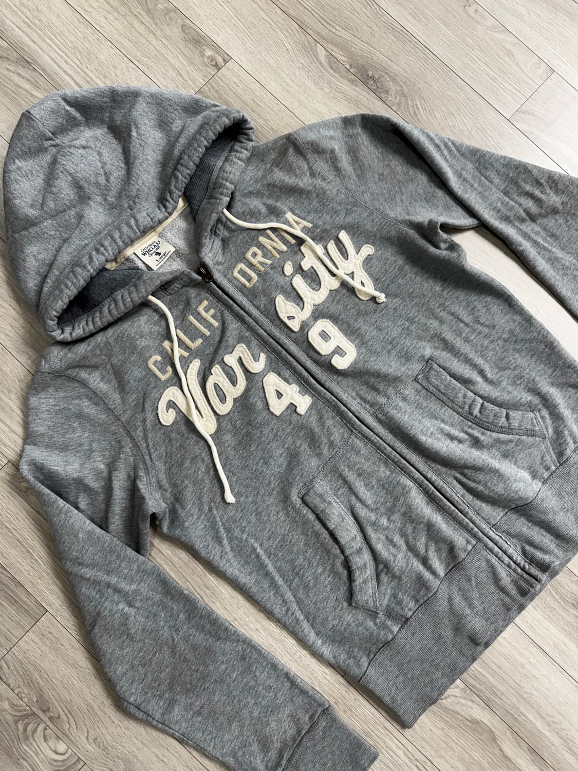 후아유 그레이 후드집업 상품이미지1