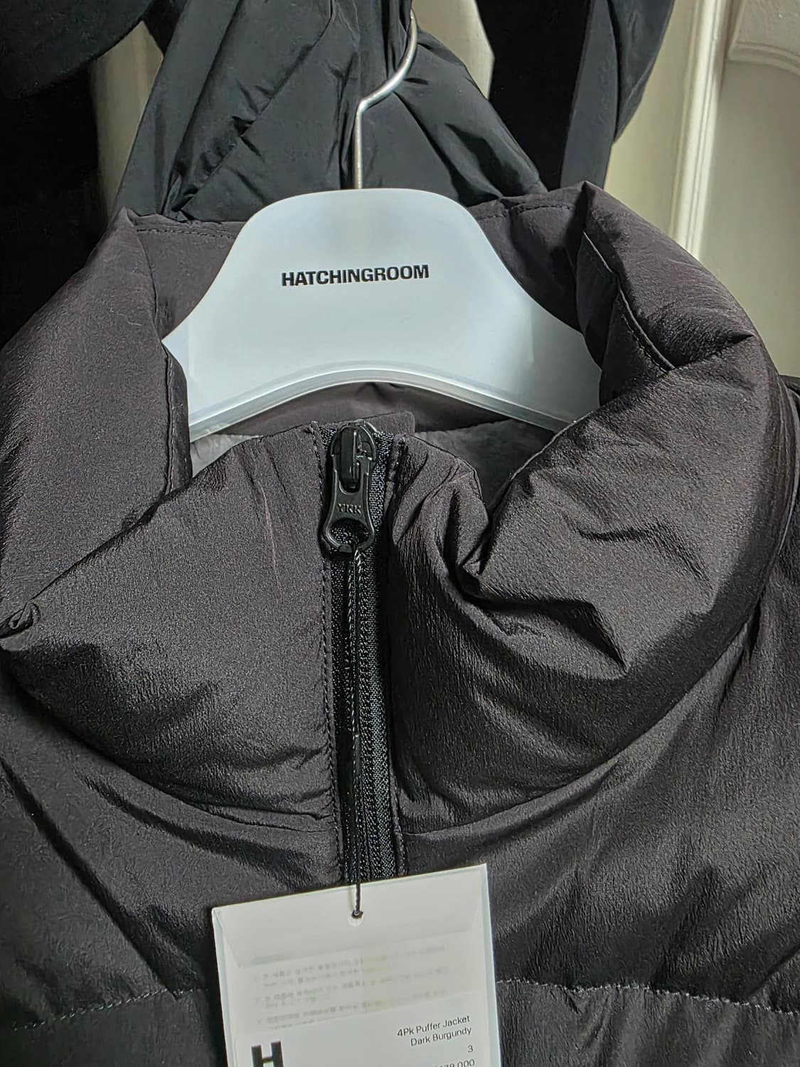 (3)해칭룸 4PK 다운푸퍼 패딩 다크버건디 상품이미지3