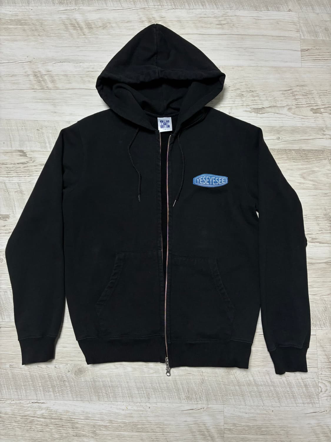 s 예스아이씨 후드집업 블랙 상품이미지3