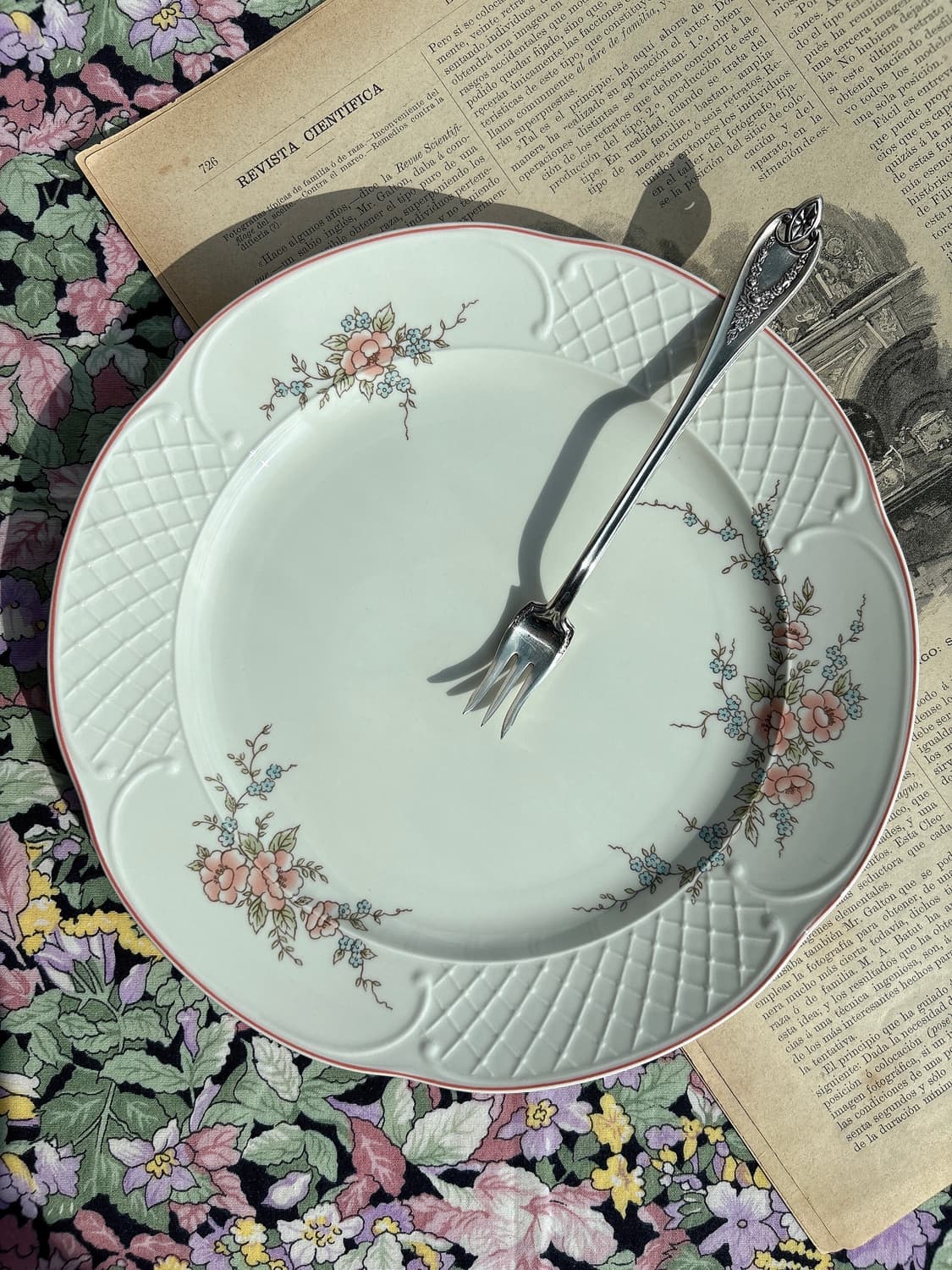 빈티지 빌레로이앤보흐 로제트 샐럿 플레이트 상품이미지3