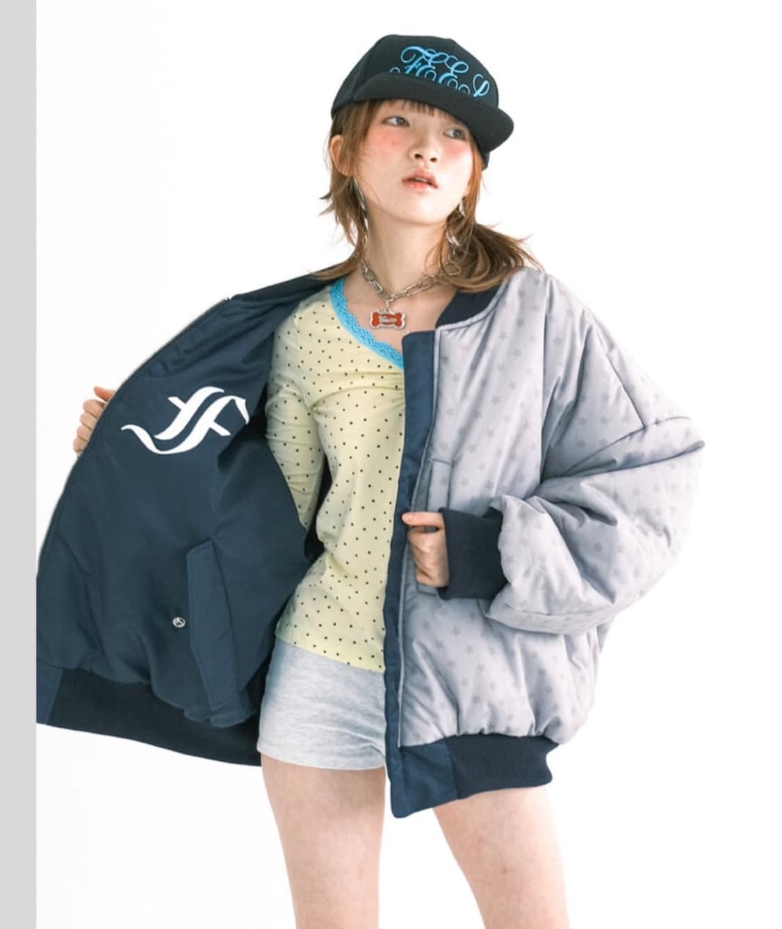 [당일배송]샵페어리 봄버 patch bomber padded jacket 상품이미지1