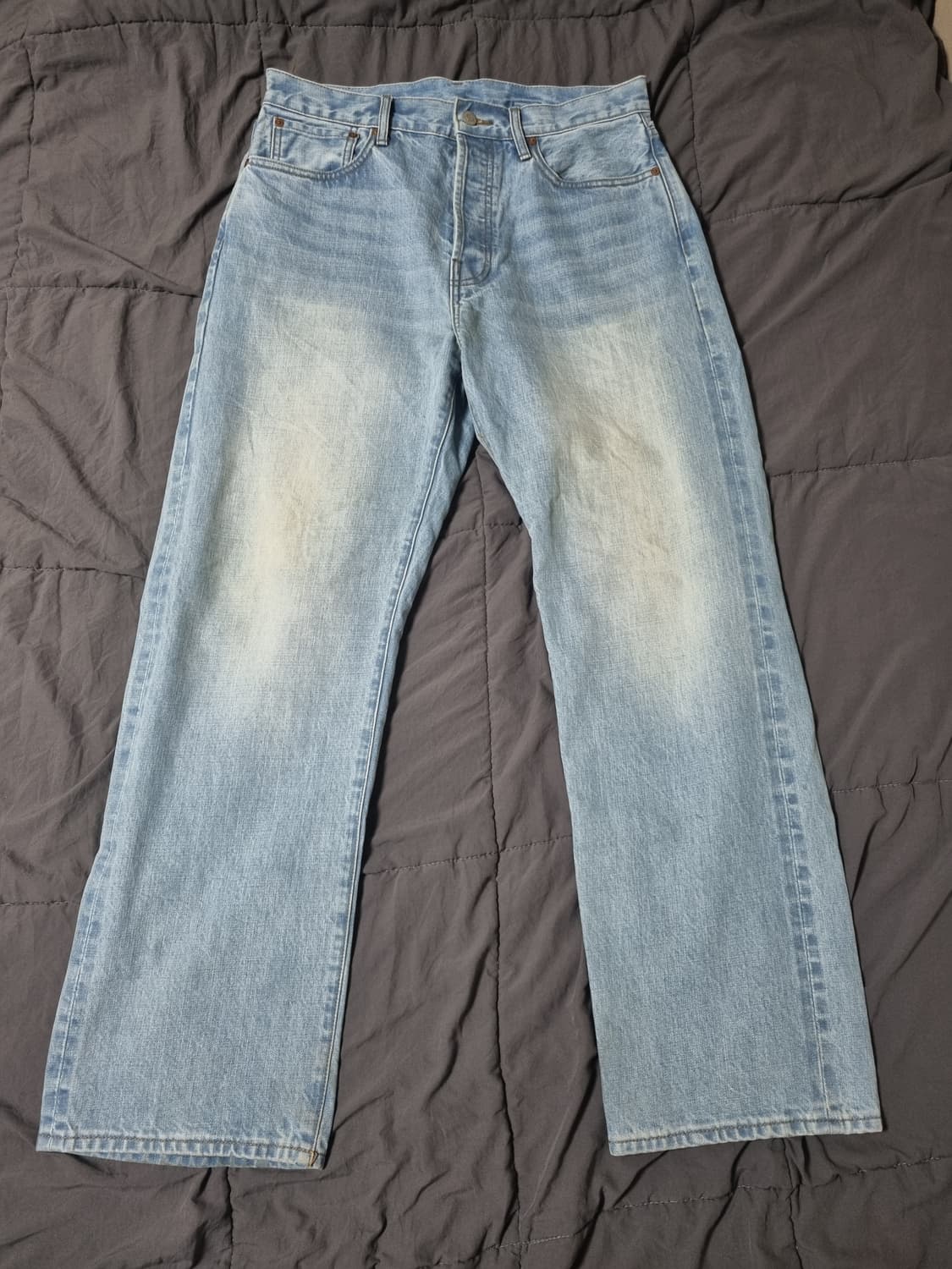 아웃스탠딩 셀비지 워싱 데님 팬츠 상품이미지1