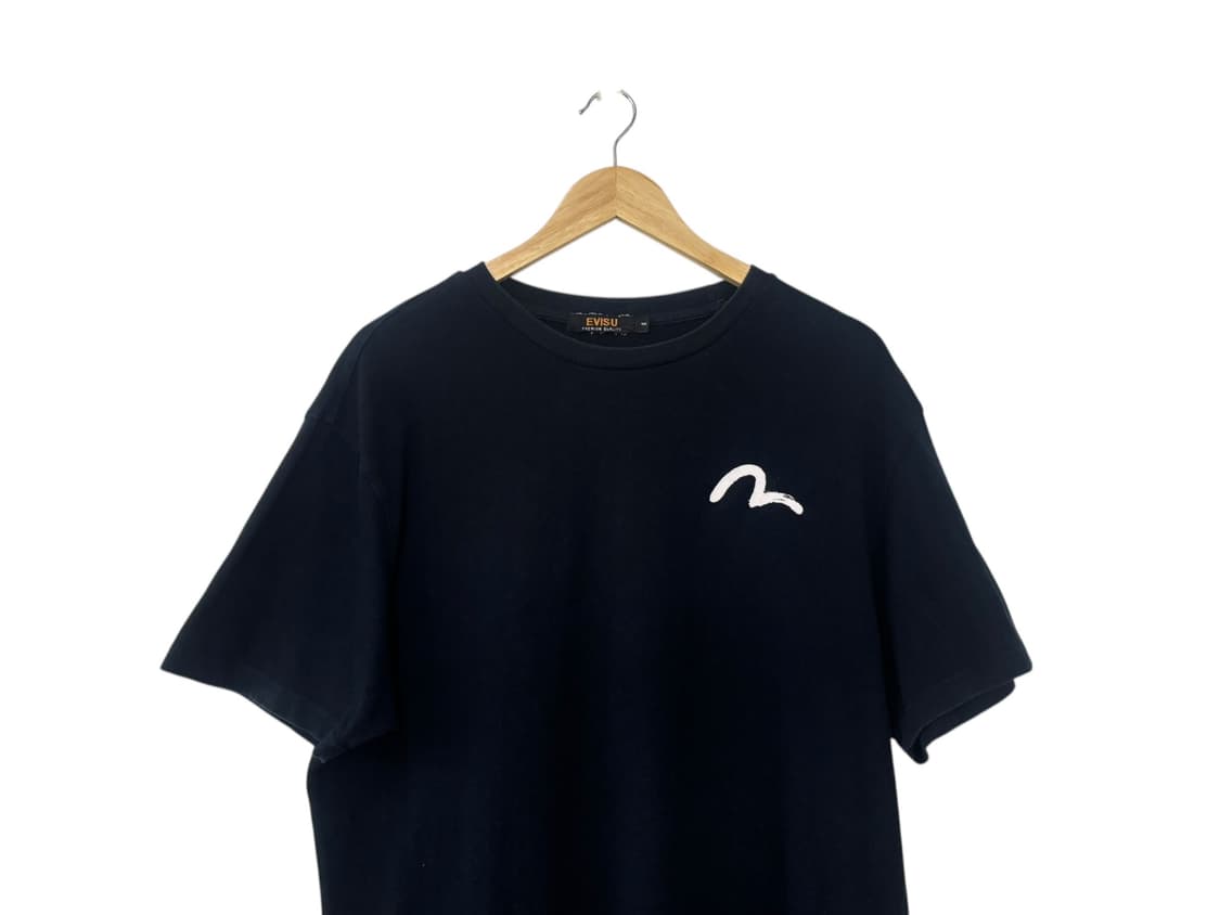 EVISU 에비수 한글믹스 라운드 반팔티 XL  상품이미지2