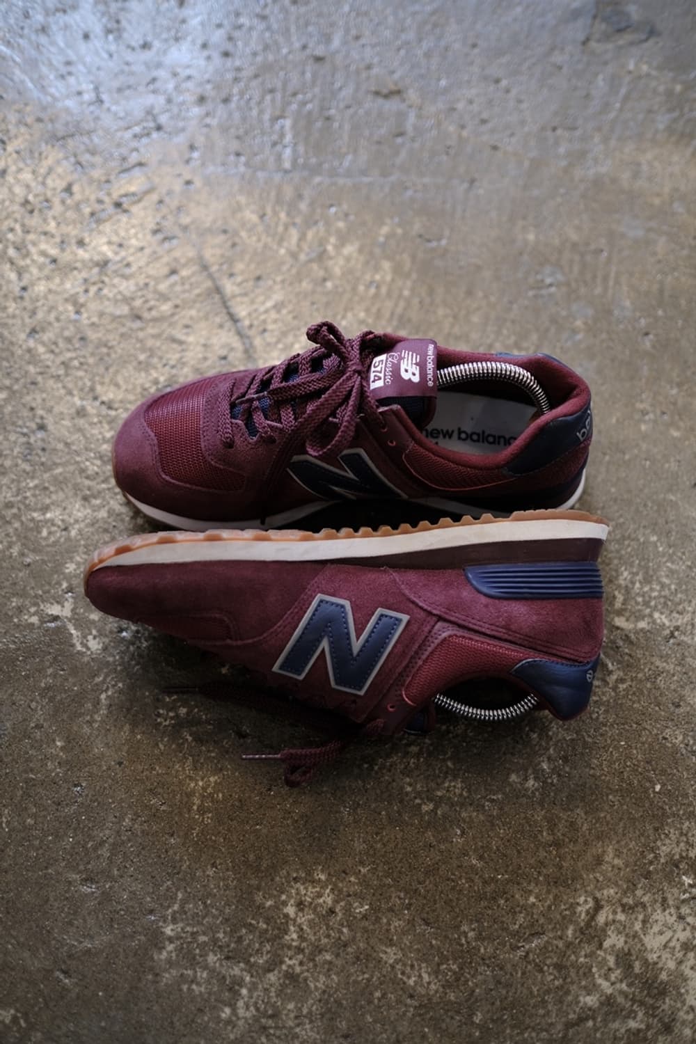 NewBalance 574 클래식 버건디 상품이미지5
