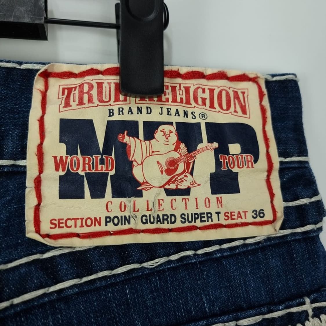 [트루릴리전] Y2K 빈티지 스티치 데님 팬츠 청바지 M19117 상품이미지6