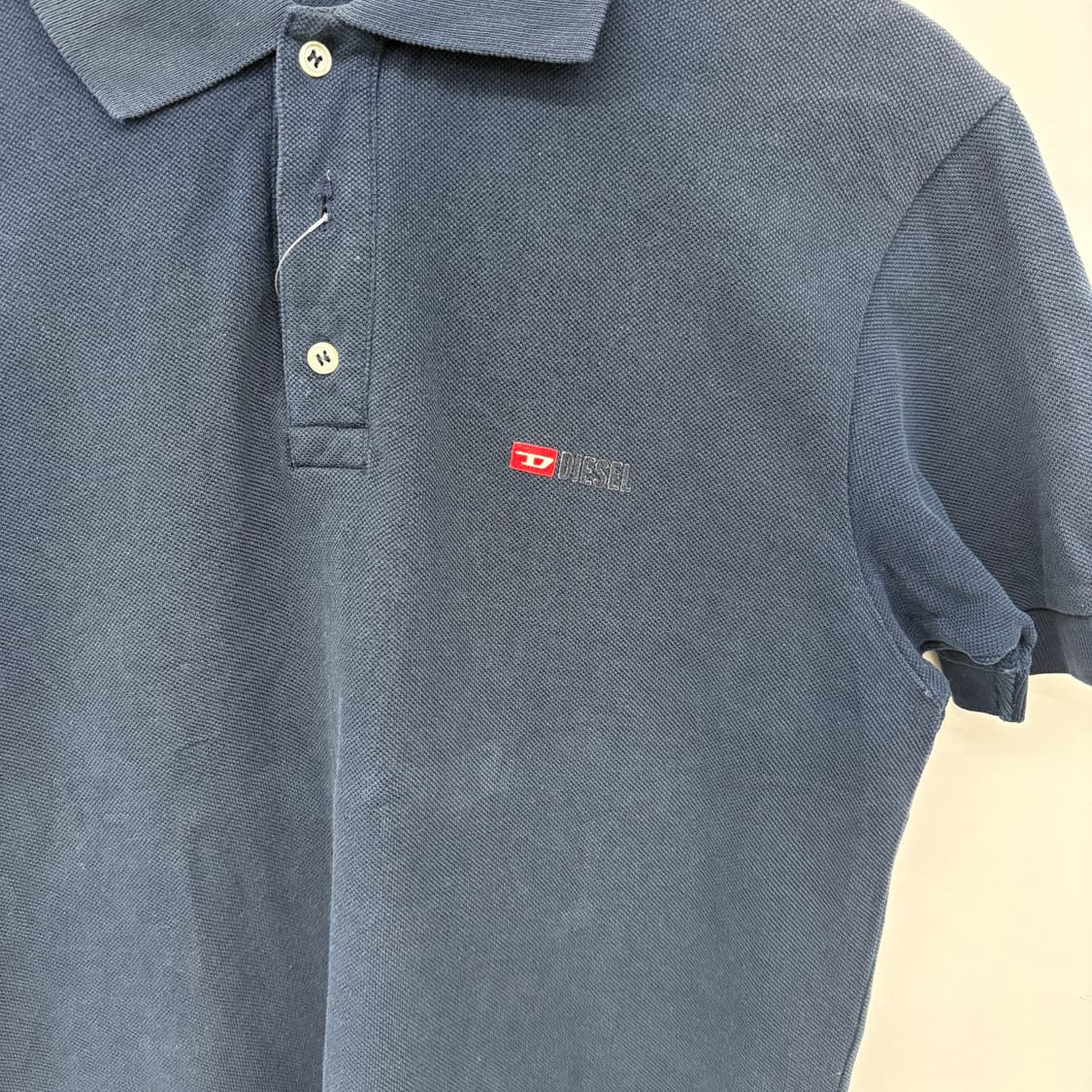 디젤 네이비 반팔 폴로티셔츠 여성M 상품이미지2