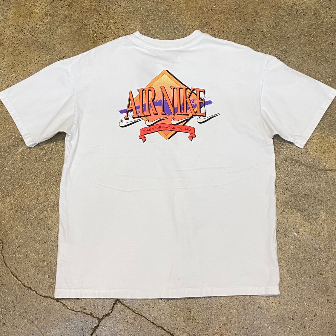 미국 빈티지 나이키 에어 로고 반팔티 상품이미지5