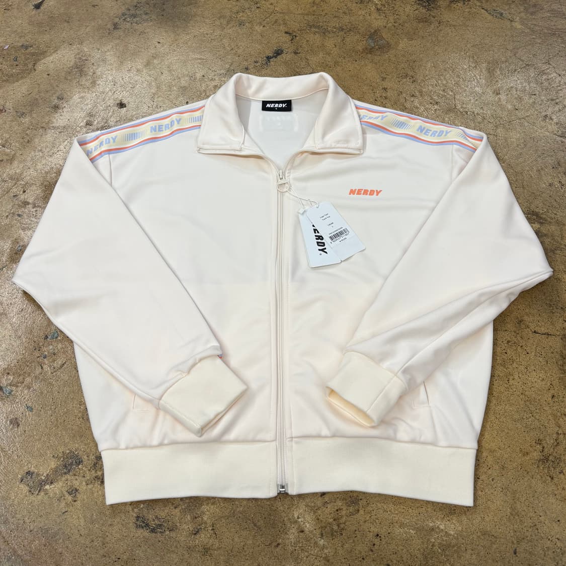 널디 크림 져지 트랙탑  상품이미지2