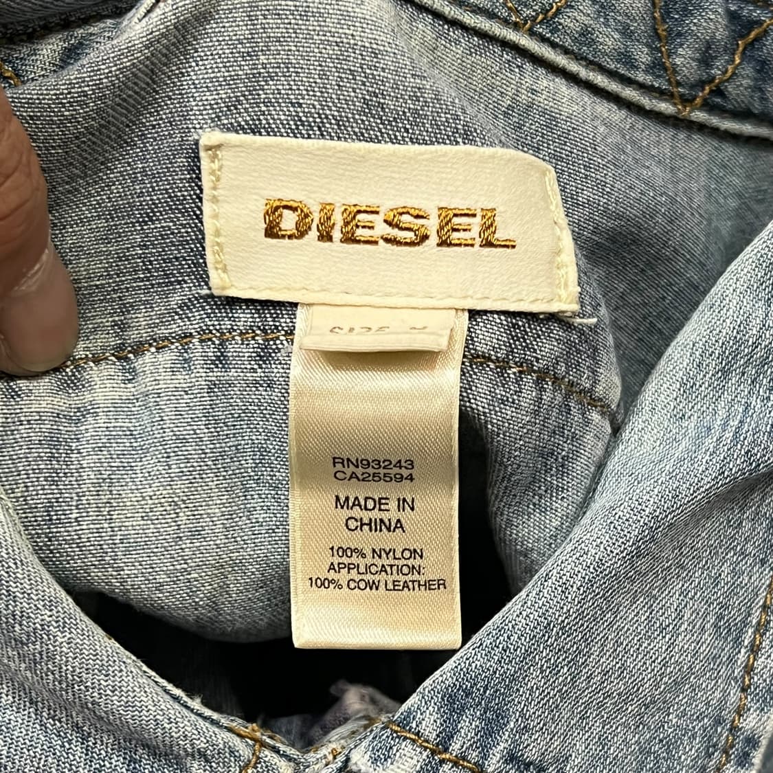  디젤 웨스턴 데님셔츠 y14135 상품이미지7