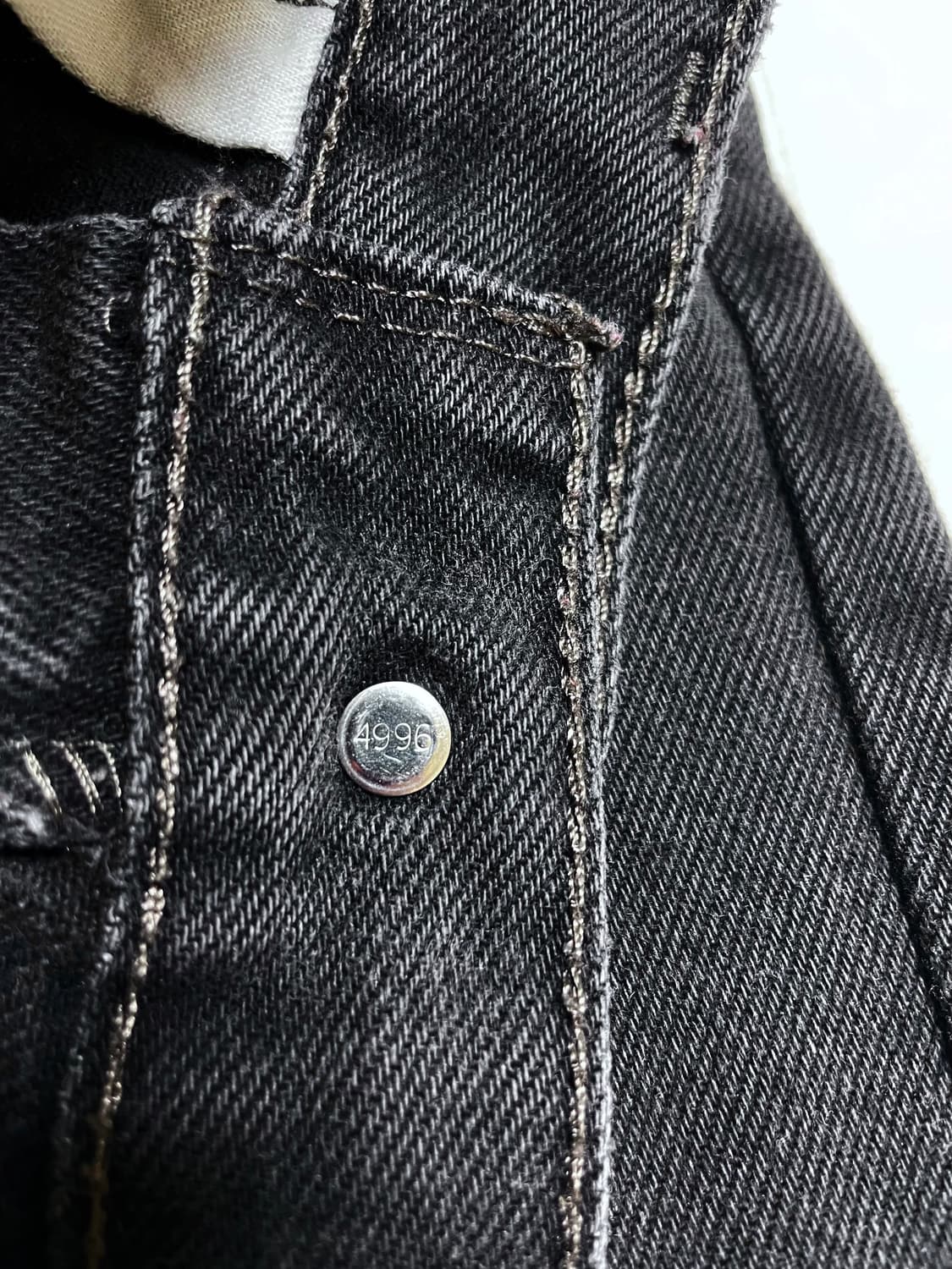 리바이스 517 블랙데님 부츠컷 벨바텀 상품이미지4