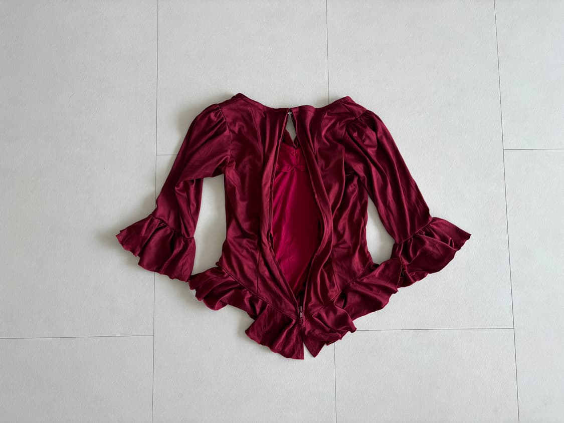 bell sleeve ruffle top 상품이미지4