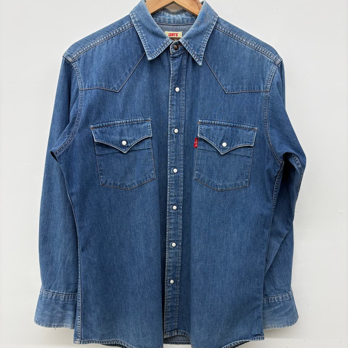 리바이스 데님 셔츠 웨스턴 스타일 M 상품이미지2