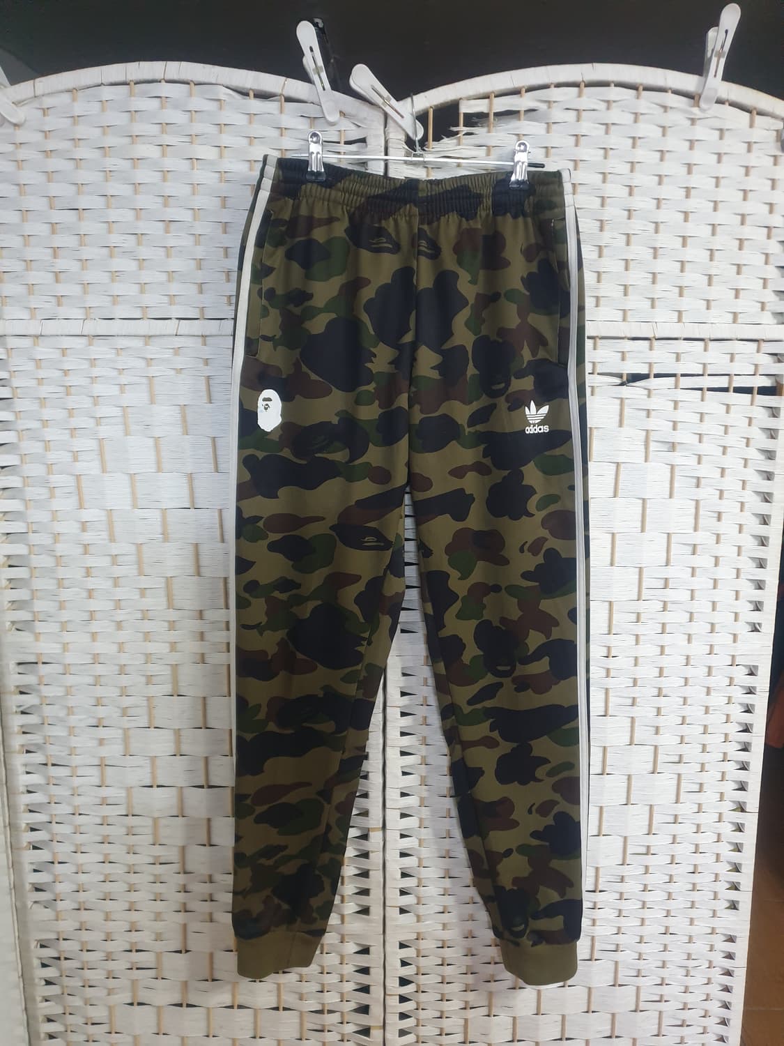 아디다스 x 베이프 카모 트레이닝 바지 L 상품이미지1