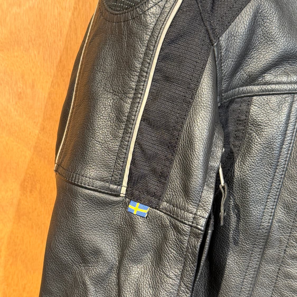 스웨덴 할바슨 헤비 카우레더 라이딩 자켓 L 소가죽 상품이미지7