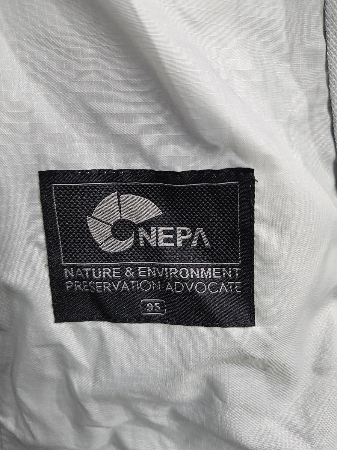 네파 라이트그레이 남성 슬림핏 95 홑겹 등산복 바람막이 자켓  상품이미지3