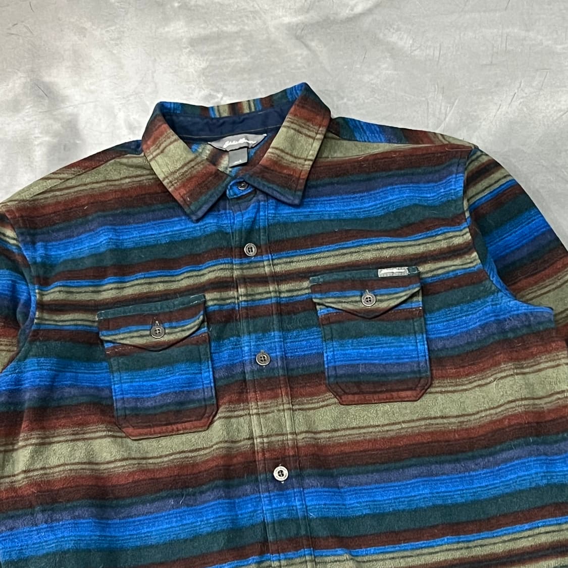  에디바우어 스트라이프 플리스 셔츠 y14613 상품이미지3