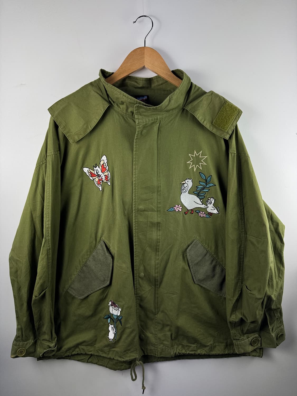 JPN ScoLar 자수와펜 오버핏 자켓1744 상품이미지1