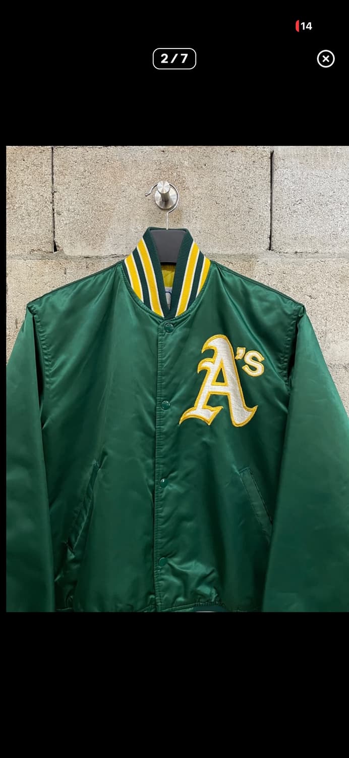 스타터 MLB 오클랜드 시티 자켓 상품이미지2