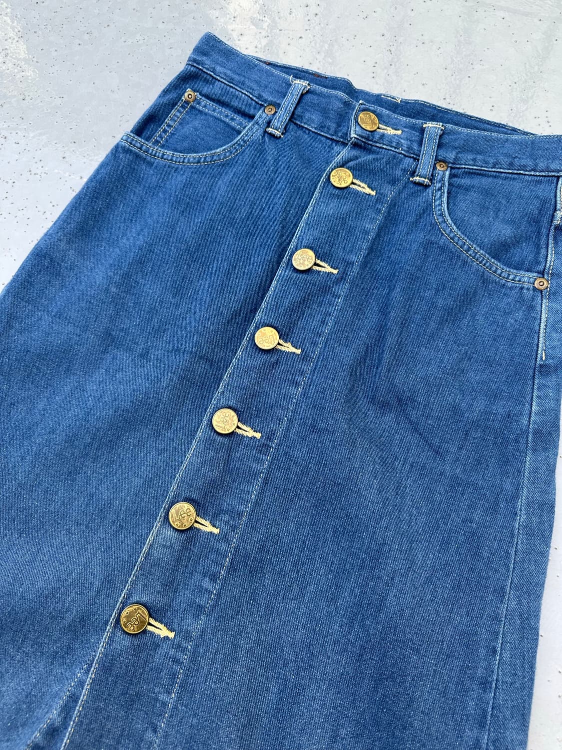 [리] •Lee X Lowrys Farm Denim Skirt 상품이미지2