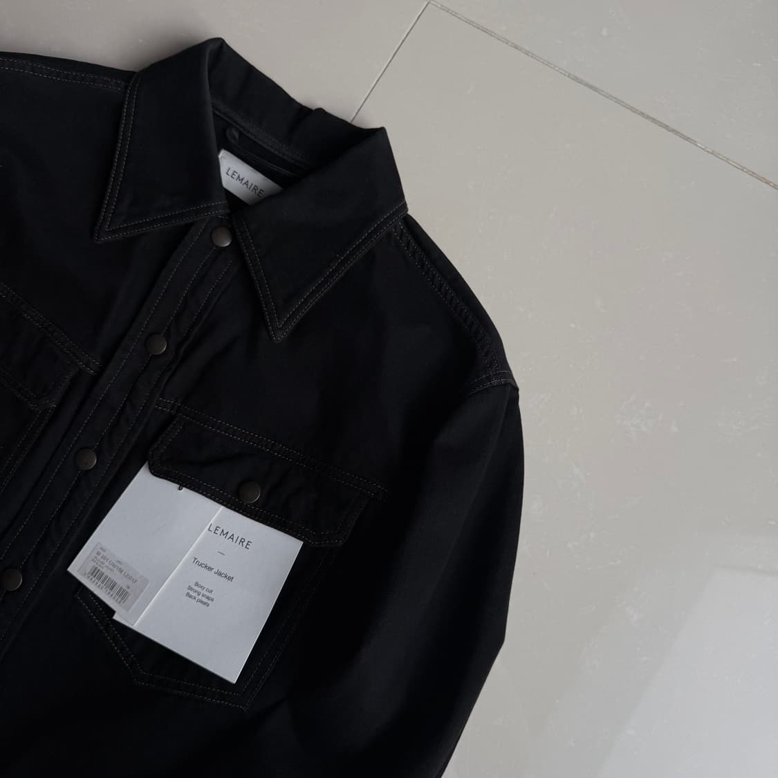 [50] 르메르 20ss 트러커자켓 블랙 상품이미지4