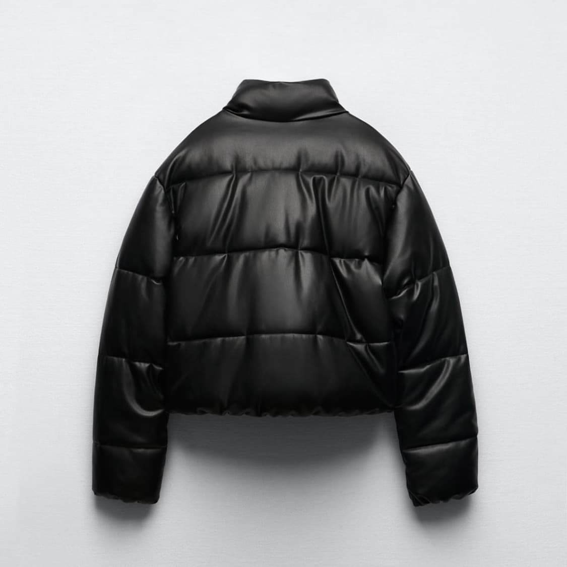 Zara 자라 페이크 레더 패딩 점퍼 상품이미지2