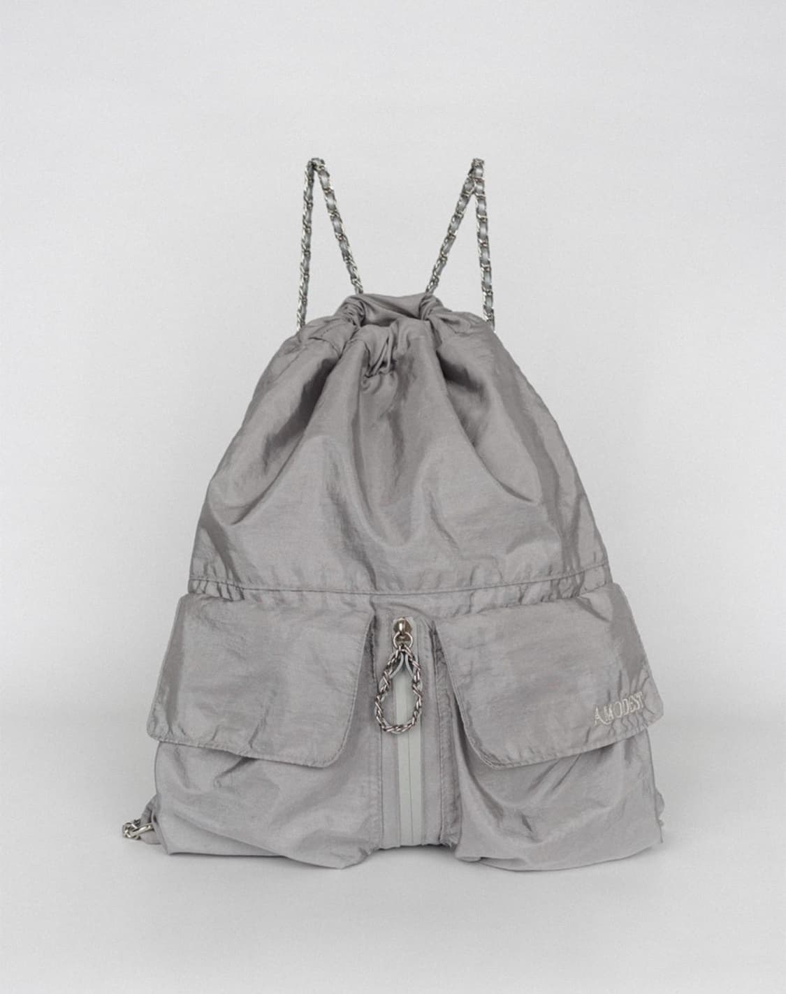 새제품) 모데스트무드 백팩 실버 Amodest Bag (silver) 상품이미지2