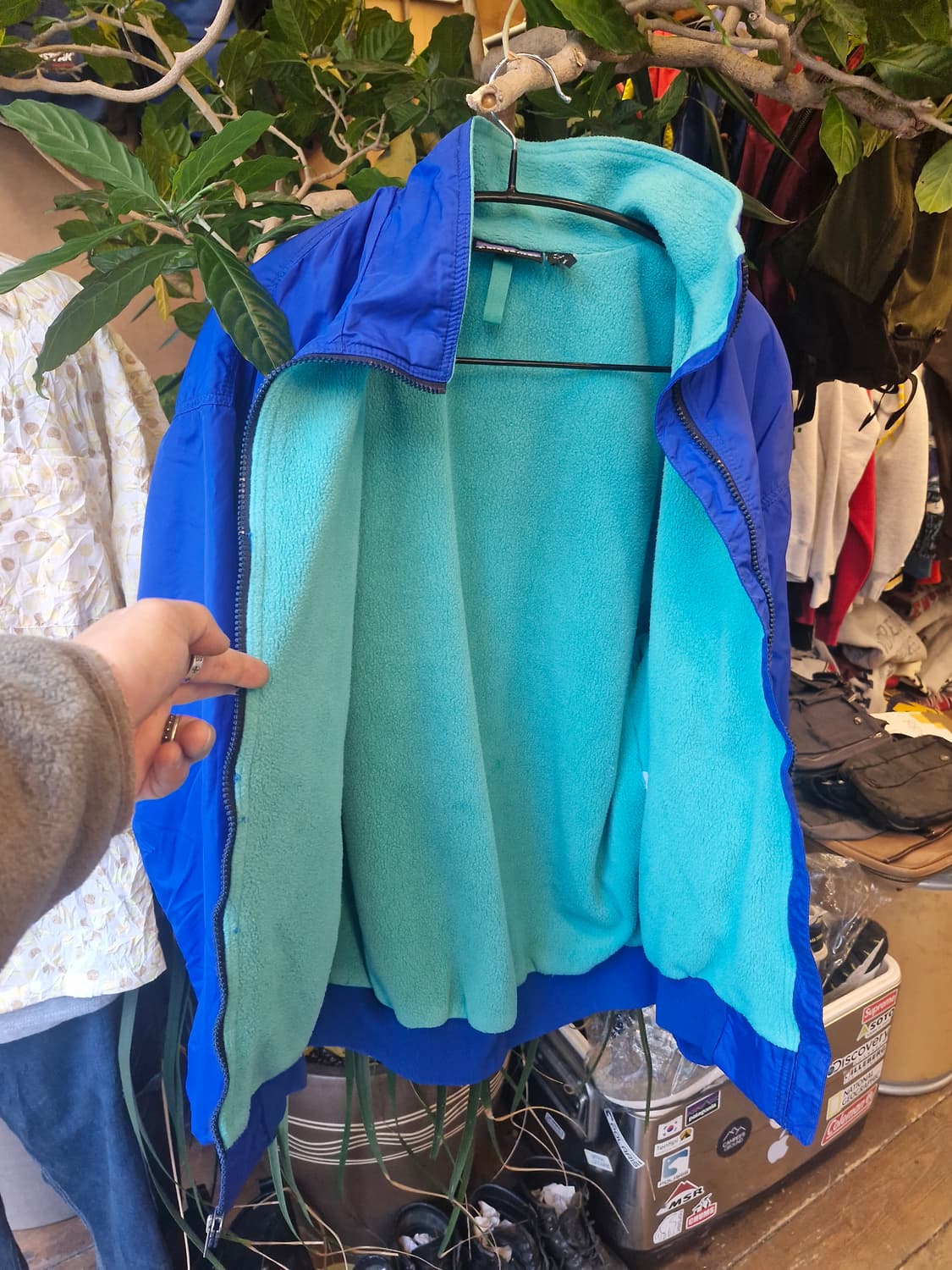 Z-271 파타고니아 쉘드 신칠라 봄버 웜업 자켓  상품이미지3