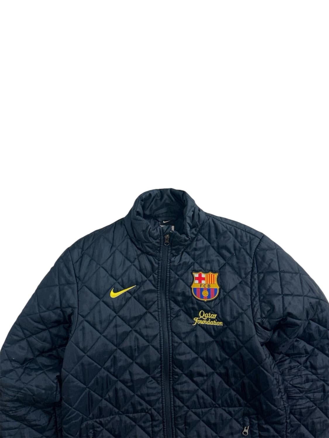 나이키 fc 바르셀로나 네이비 퀄팅 자켓 상품이미지4