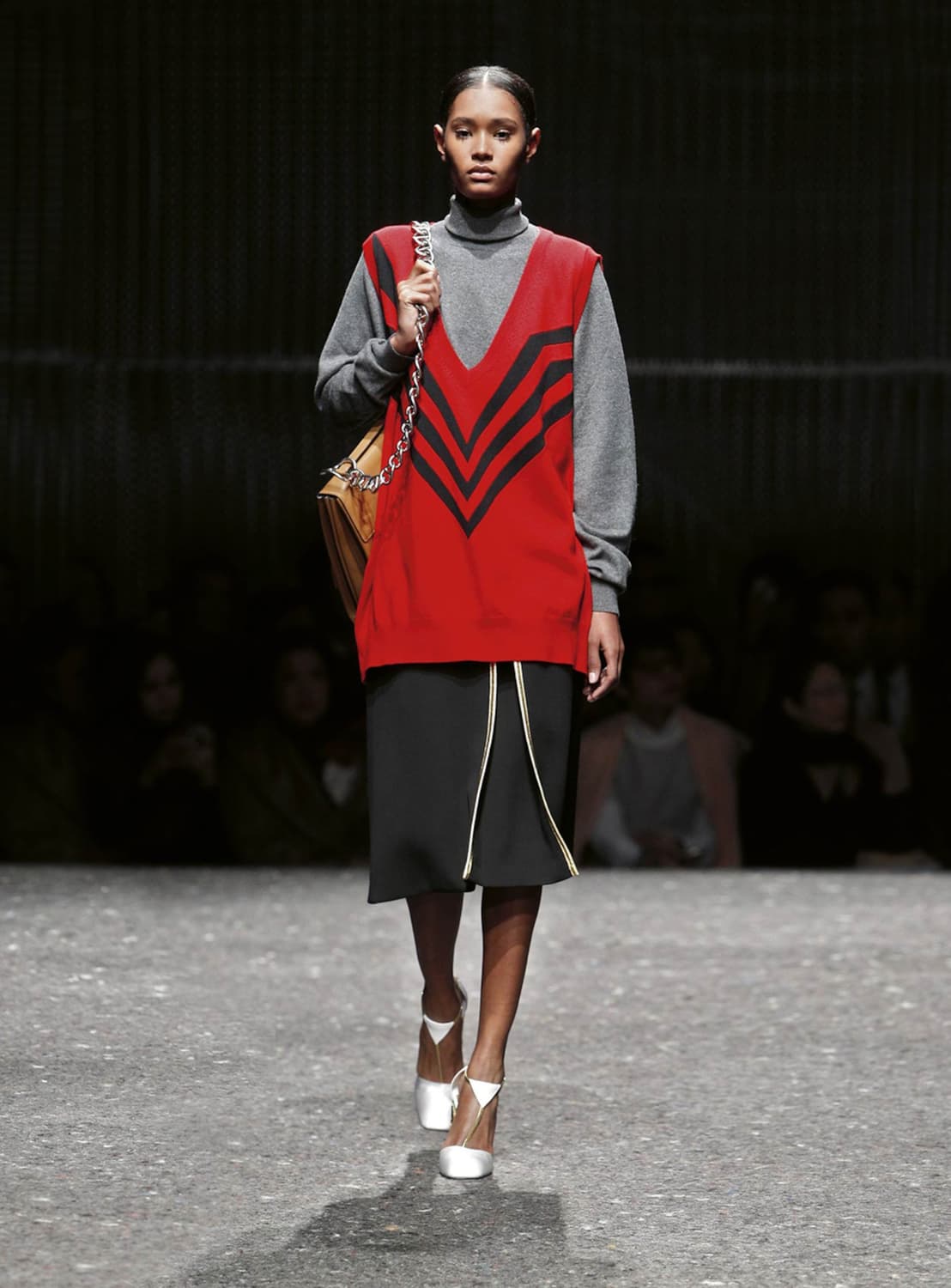 프라다 FW14 울-캐시미어 슬리브리스 스웨터 상품이미지6