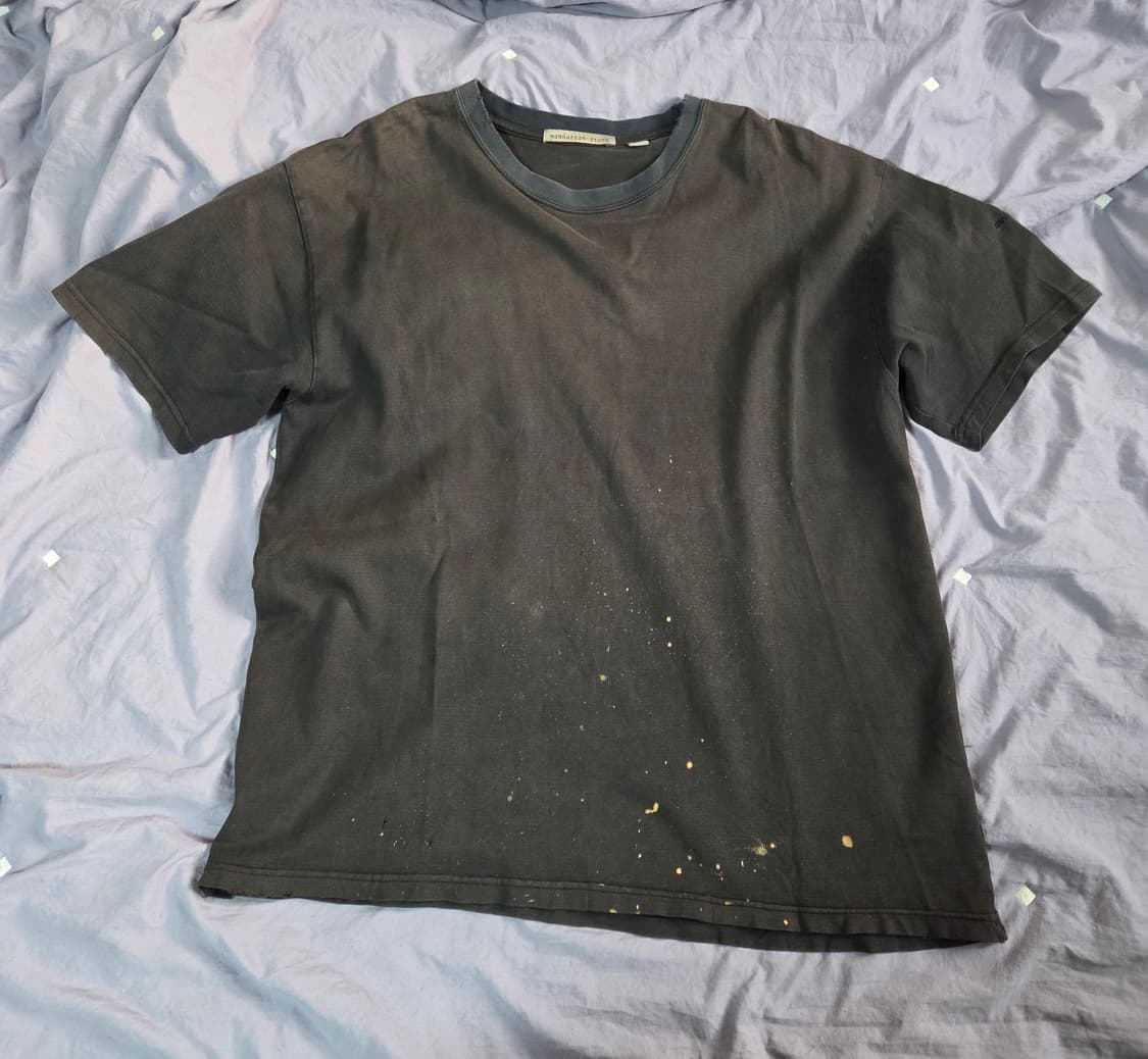 페이드 페인팅 빈티지 반팔 티셔츠 ~2XL 상품이미지1