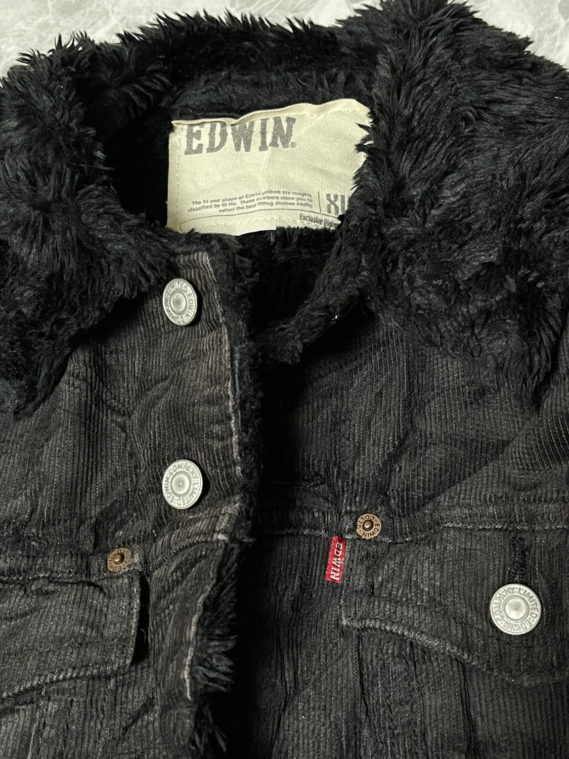 (Edwin)corduroy fur jacket 상품이미지5
