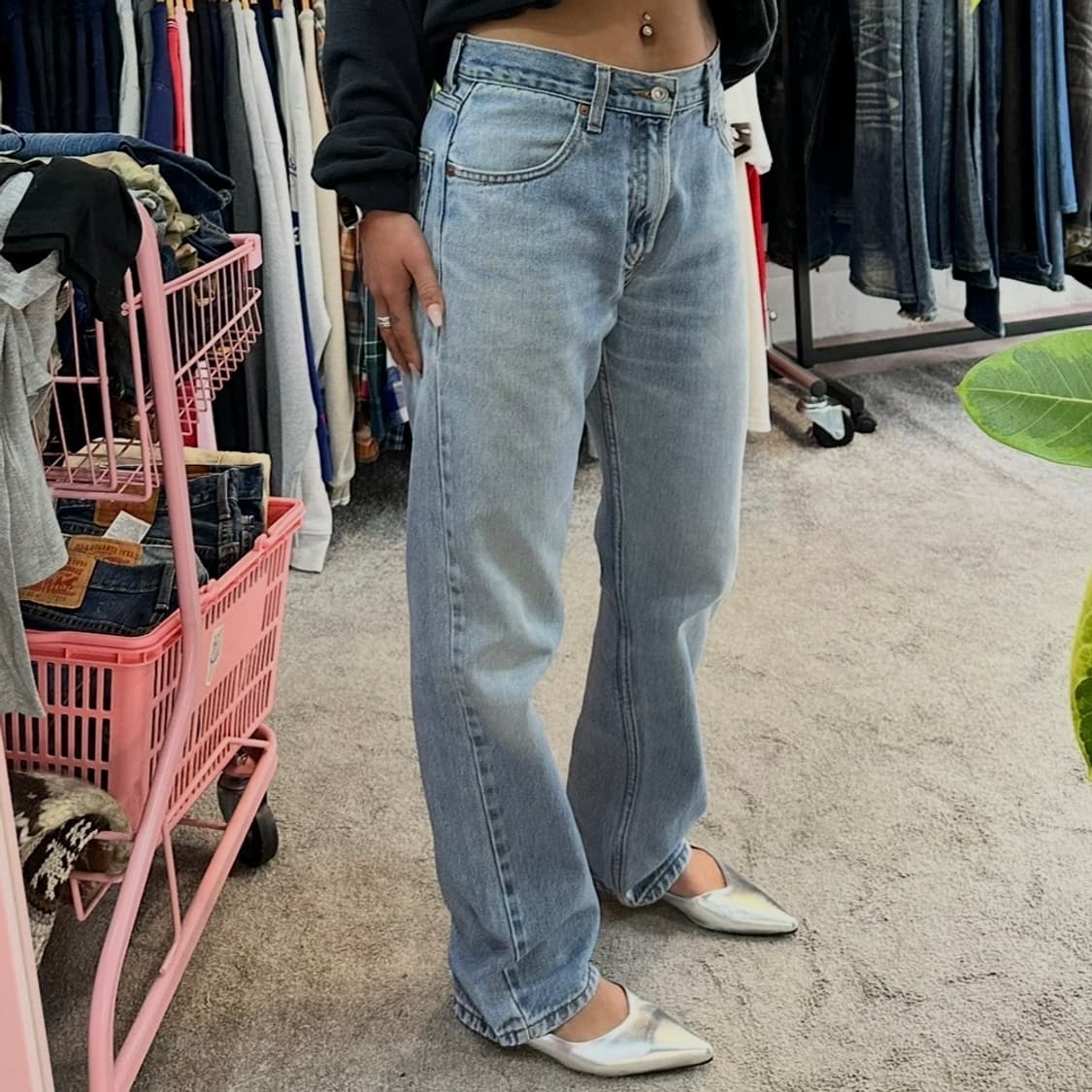 리바이스505 레귤러 핏 데님 팬츠(30) 상품이미지2