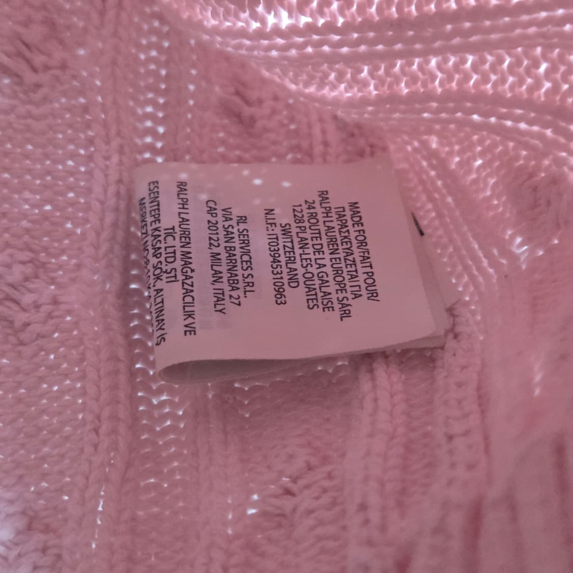 폴로랄프로렌 키즈 케이블 니트 4T 상품이미지3