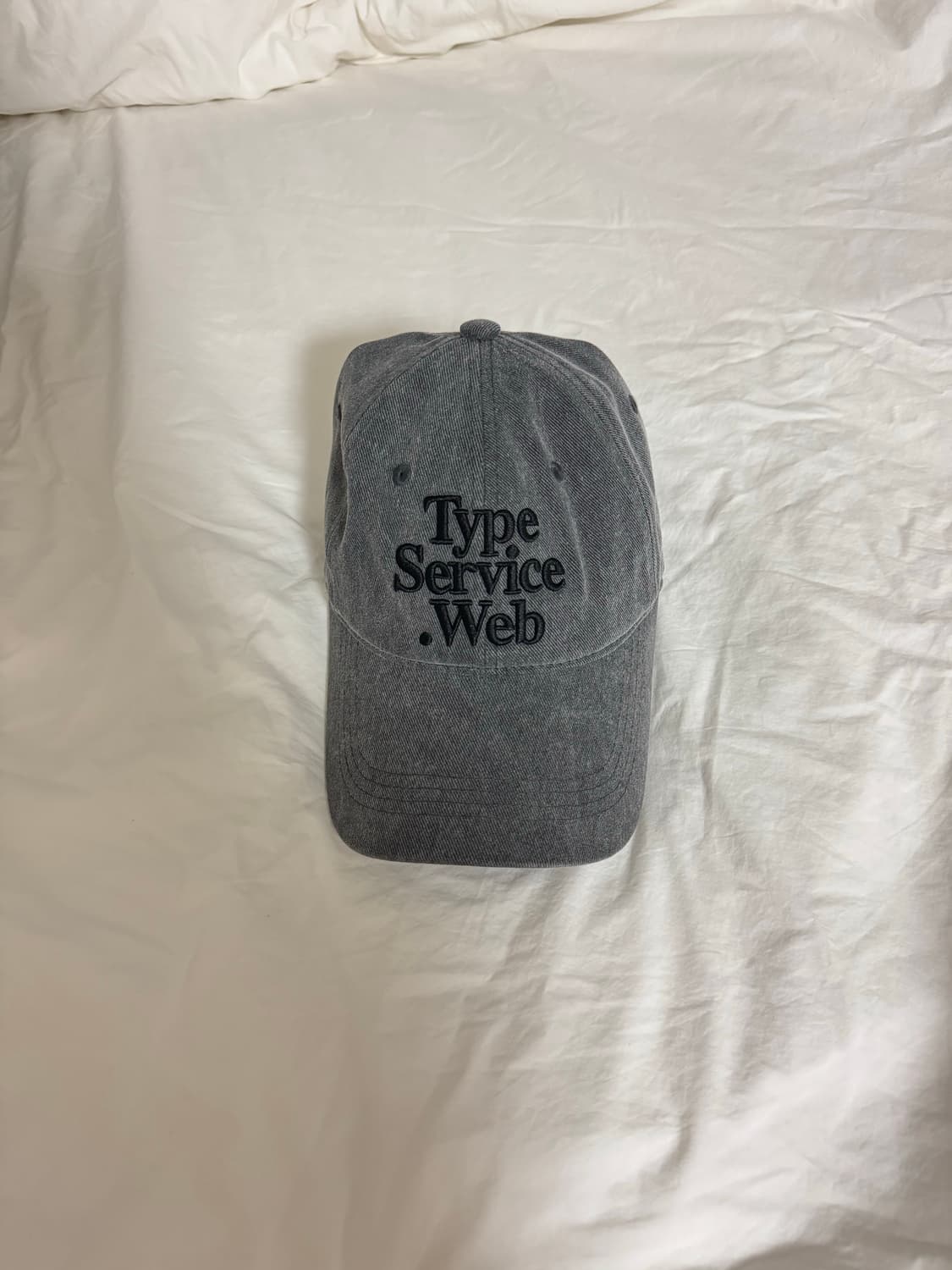 Type Service Web 볼캡 차콜 상품이미지1