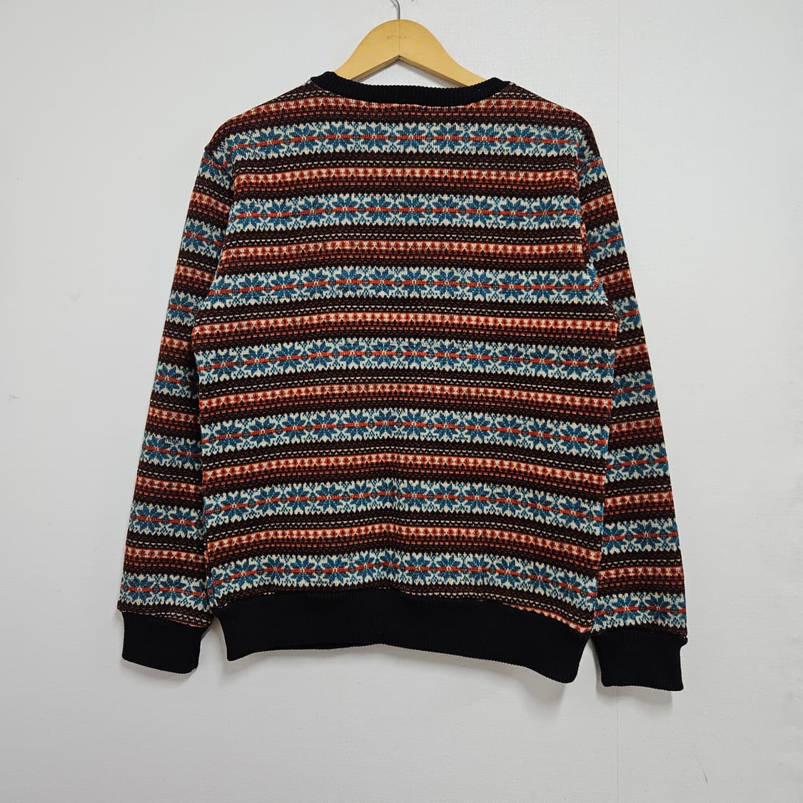 빈티지 노르딕 페어아일 니트 100 상품이미지3