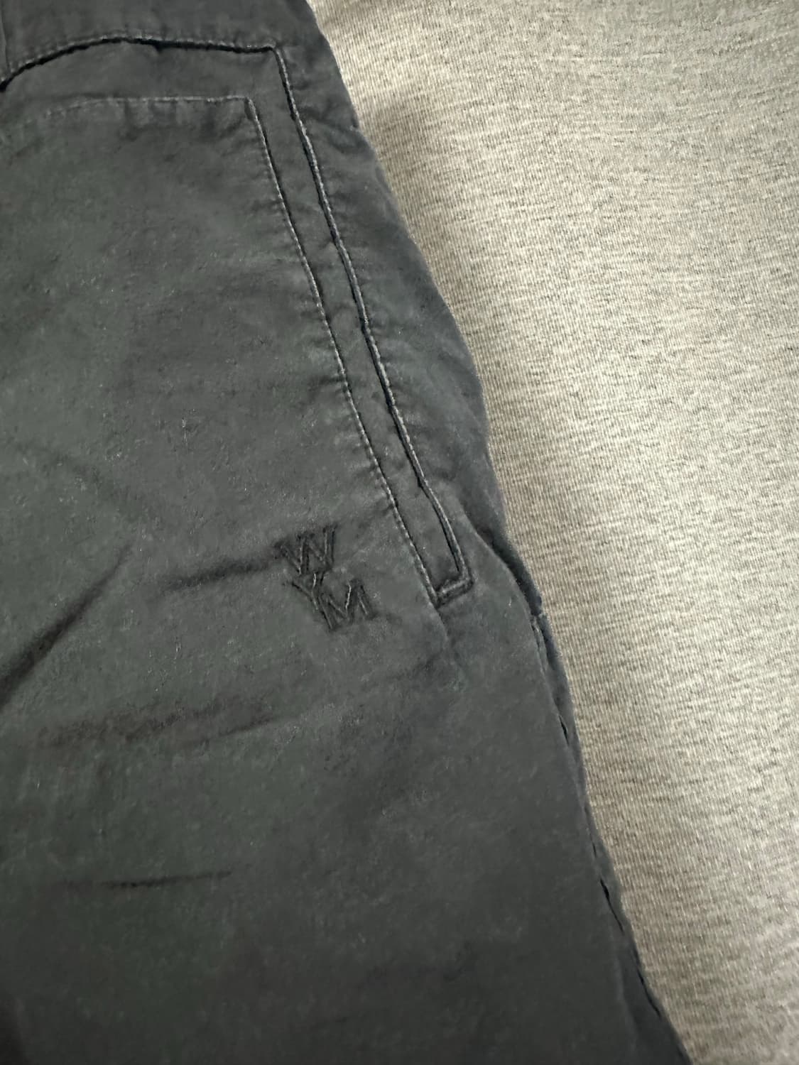 우영미 하프 플리츠 팬츠 블랙 (44/28) 상품이미지5