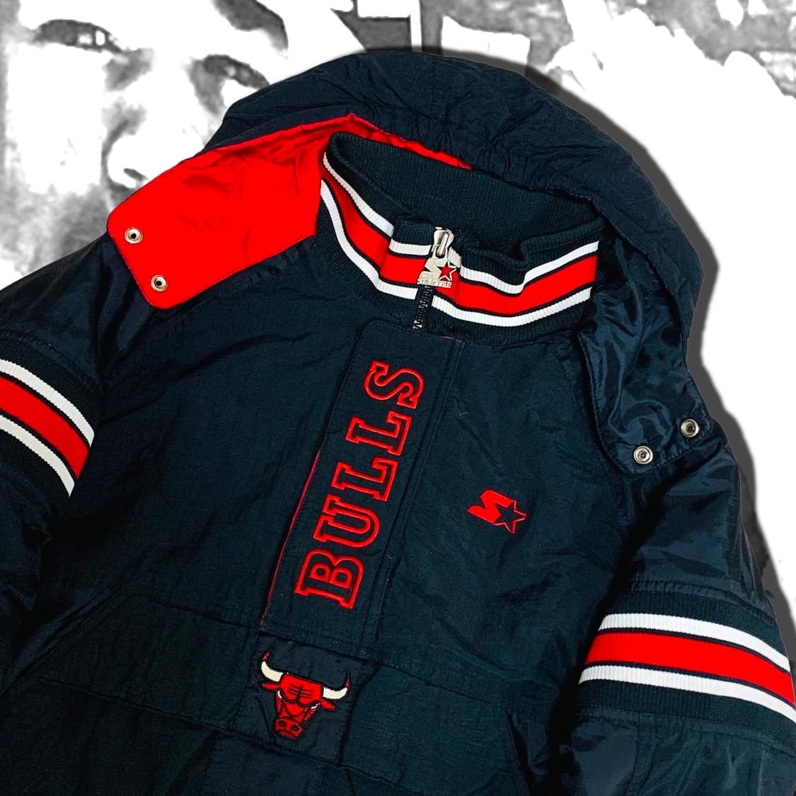 Starter 스타터 시카고 불스 후드 아노락 상품이미지3