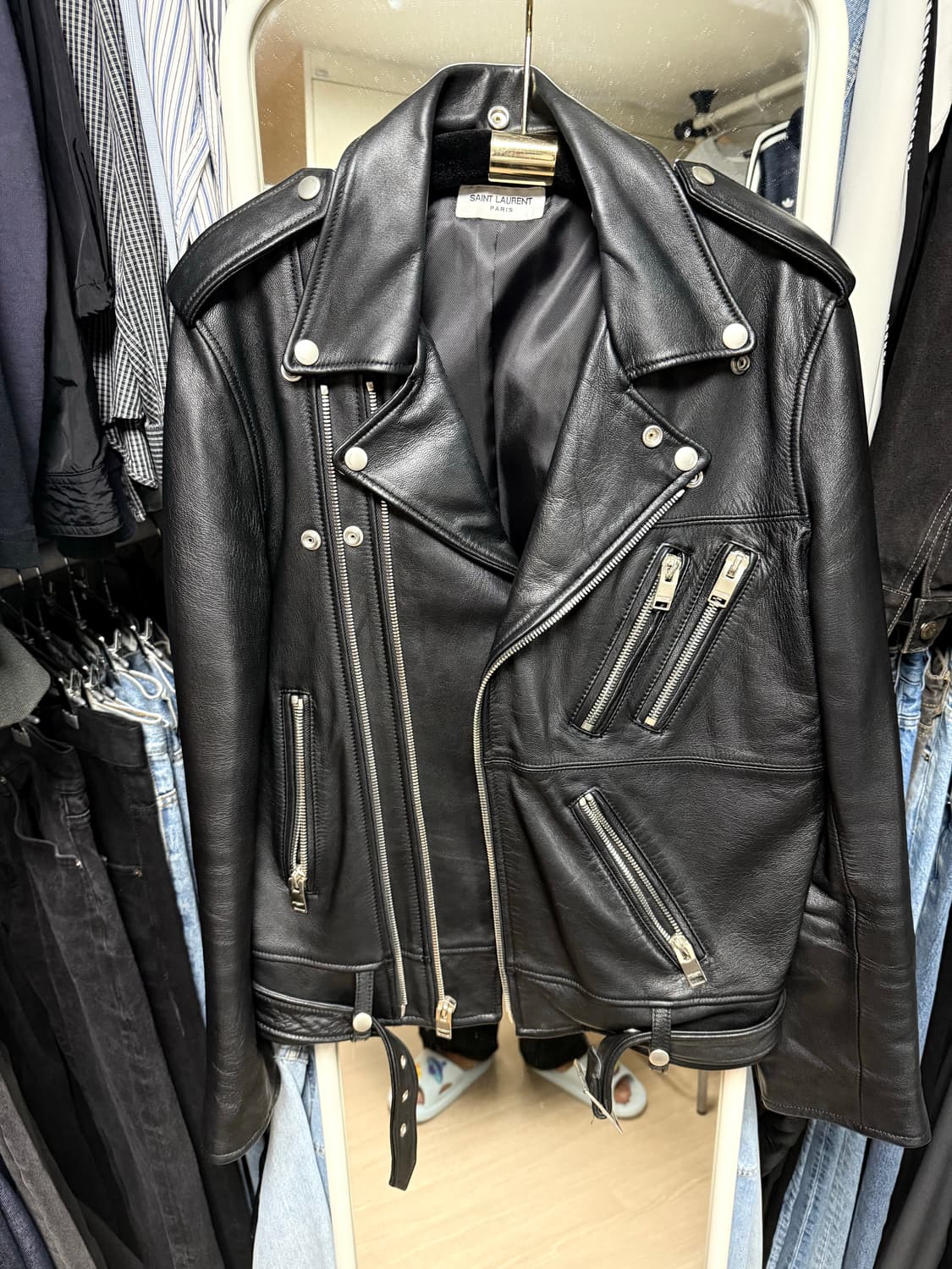 라이더 자켓 소가죽 /48 상품이미지1