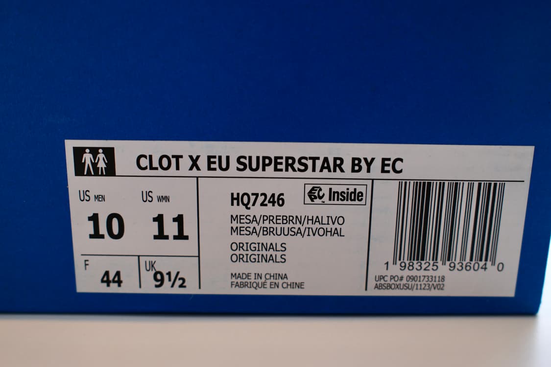 클롯 x 아디다스 슈퍼스타 280 새상품 상품이미지9