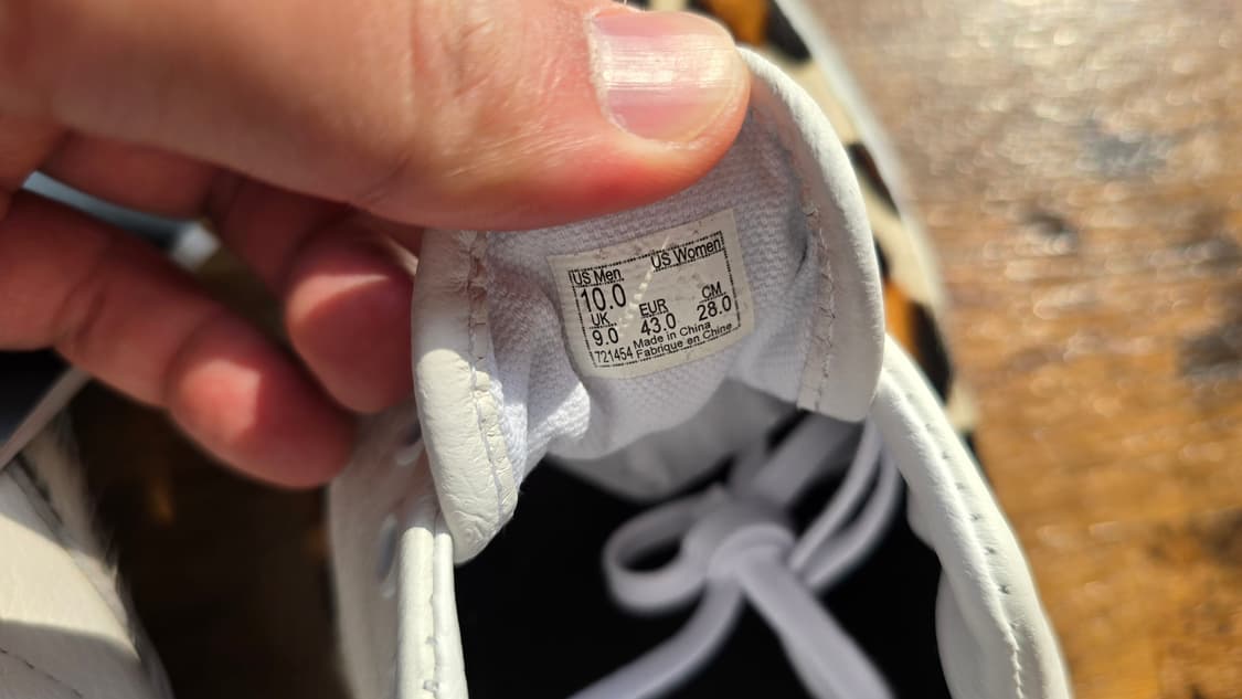 새상품) 반스 레오파드 트루 화이트 280 상품이미지4